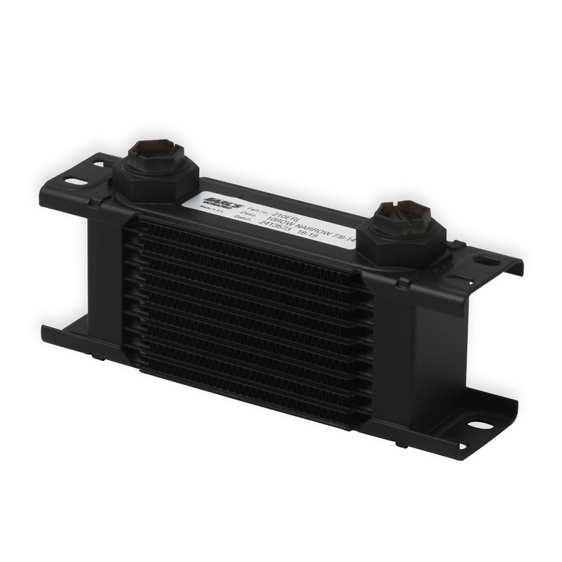 Earl’s Performance 210ERL – Earl’s UltraPro Oil Cooler – Black – 10 Rows – Narrow Cooler