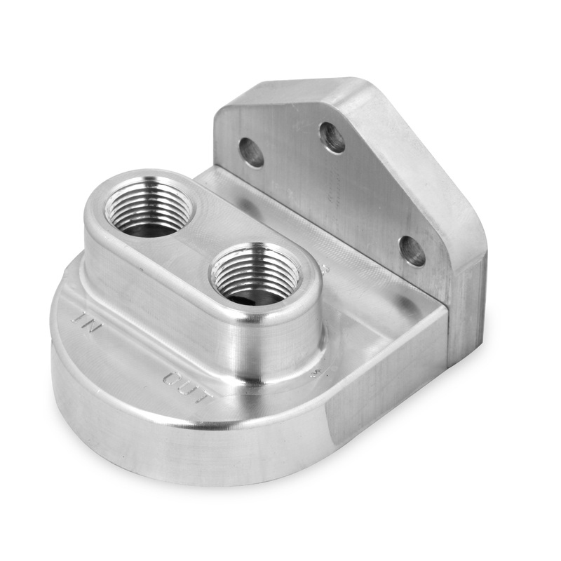 Earl’s Performance 2178ERL – Billet Remote Oil Filter Mount Kit