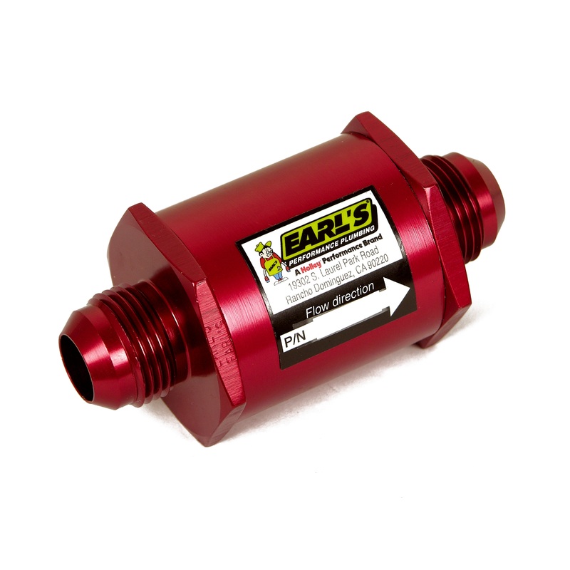 Earl’s Performance 230316ERL – Aluminum In-Line Oil Filter