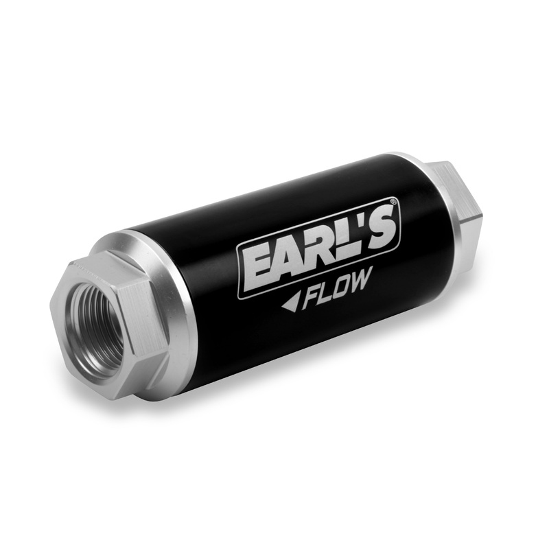 Earl’s Performance 230630ERL – HP Billet Aluminum In-Line Fuel Filter