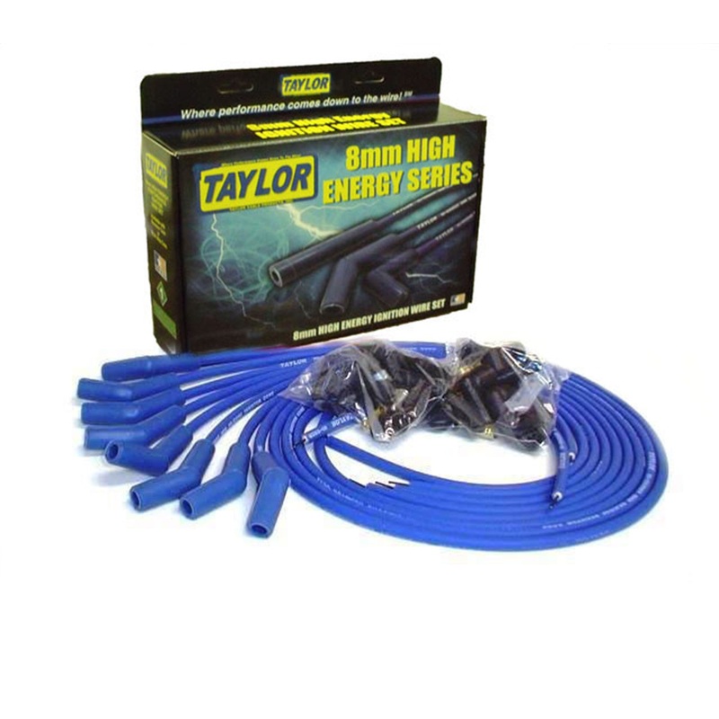 Taylor Cable 60653 – High Energy Universal 8 Cyl 135 Degree Res Blue Wire Set