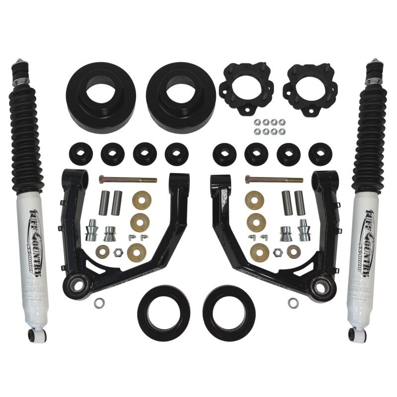 Tuff Country 53221KN – 2022+ Toyota Tundra / 2023+ Sequoia 3in Lift w/ Boxed Uni-Ball Control Arms & Shocks