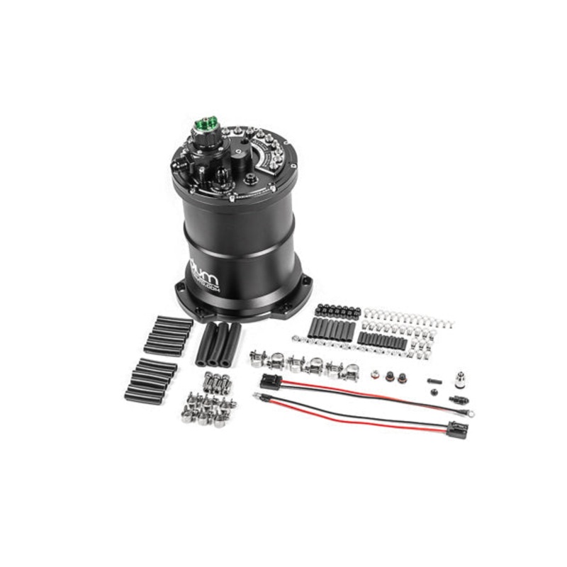 Radium Engineering 20-1445 – Radium Multi-Pump Fuel Surge Tank Fits Walbro GSS342 / AEM 50-1200 / DW DW440 (Pumps Not Included)