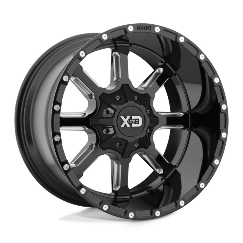 XD Wheels XD83829035300 – Xd838 Mammoth 20X9 Gloss Black Milled