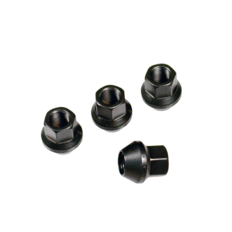 Rays W17RN12125BL254P – 17 Hex Racing Nut L25 Short Type 12×1.25 – Black (4 Pieces)
