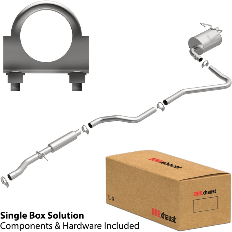 BRExhaust 106-0443 – 2009-2018 Dodge Journey 2.4L Direct-Fit Replacement Exhaust System