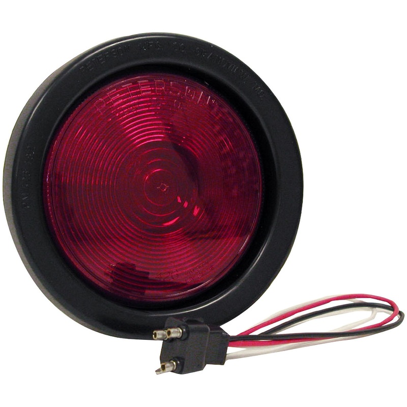 Peterson V426KR – INCANDESCENT STOP/TURN/TAIL, ROUND, LONG-LIFE, KIT, 4