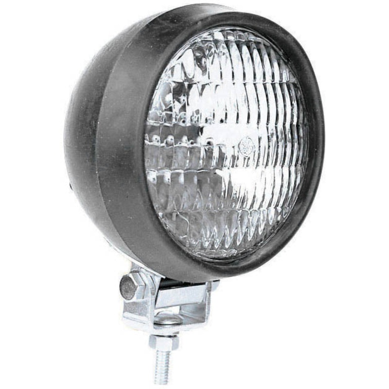 Peterson V507 – INCANDESCENT TRACTOR/WORK LIGHT, PAR 36, RUBBER, TRAP, 4.72