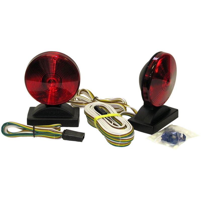 Peterson V555 – INCANDESCENT TOW LIGHT, ROUND, MAGNETIC-MOUNT, KIT, 4X5.67