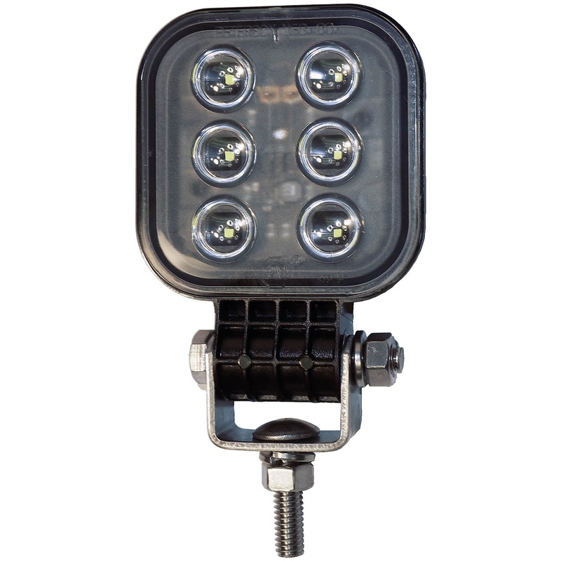 Peterson V905-MV – LED WORK LIGHT, SQUARE, PEDESTAL-MOUNT, 500 LUMEN , 3X3, MV