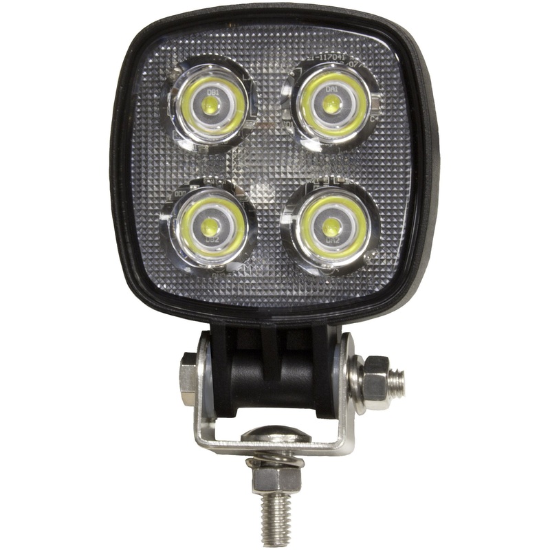 Peterson V913-MV – LED WORK LIGHT, SQUARE, PEDESTAL-MOUNT, 900 LUMEN, 3X3, MV