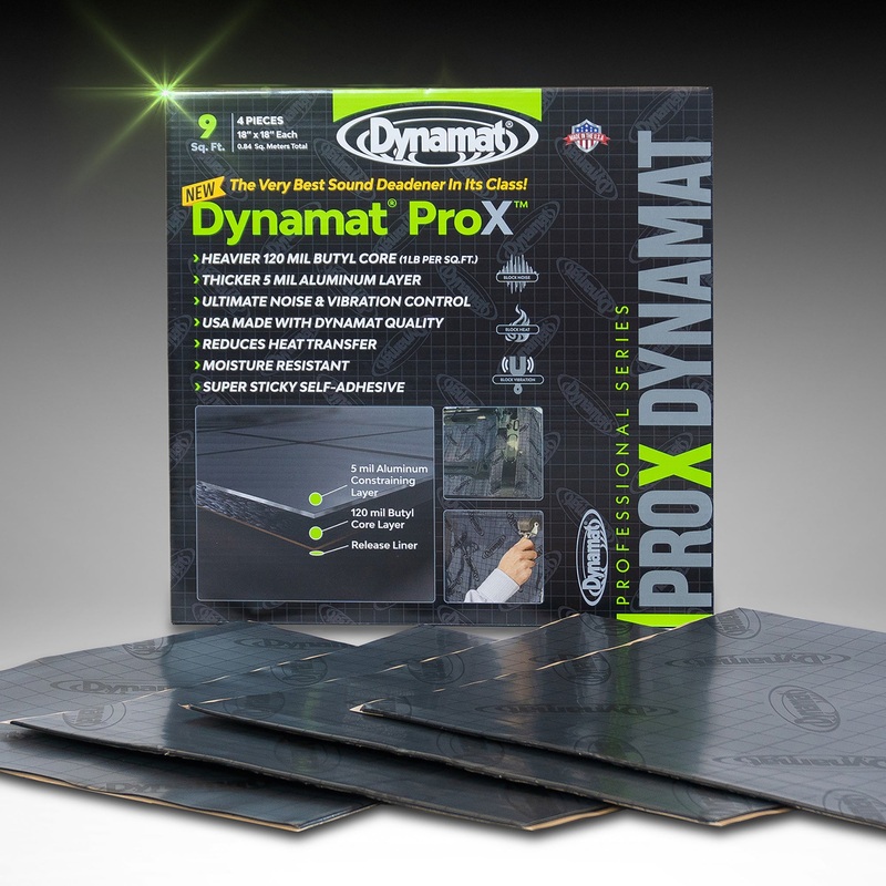 Dynamat 10509 – PROX: 4- 18 X 18 SQUARES/UNIT: 1 UNITS/CS