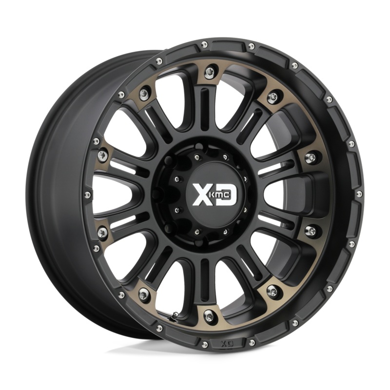 XD Wheels XD82979050912N – Xd829 Hoss Ii 17X9 Satin Black Mach W/ Dark Tint