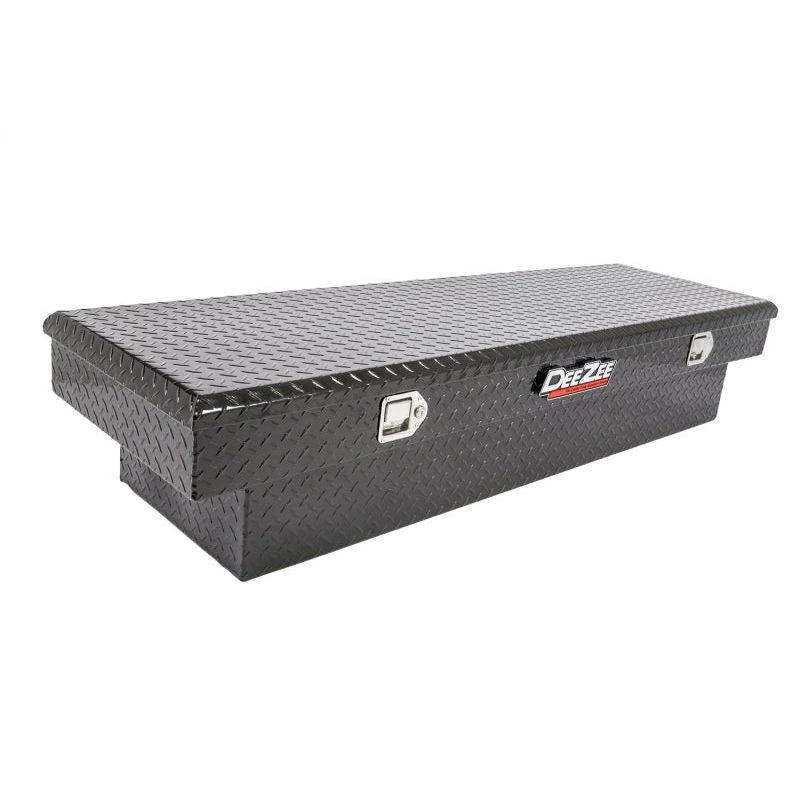 DEE ZEE DZ 8170B – Deezee Universal Tool Box – Red Crossover – Single Lid Black BT Full Size