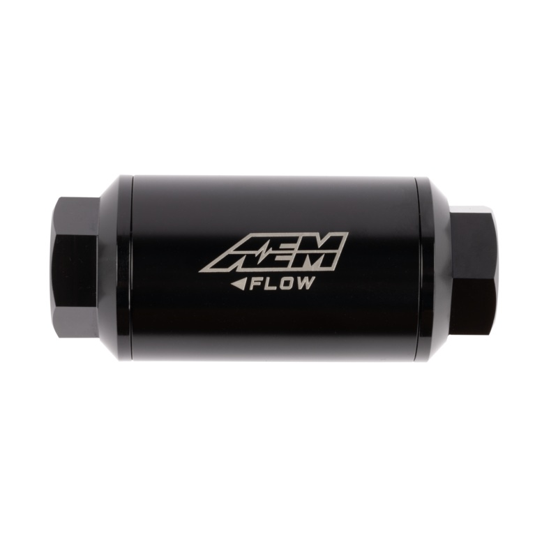 AEM 25-204 – Universal High Volume -6AN Fuel Filter, 10 Micron