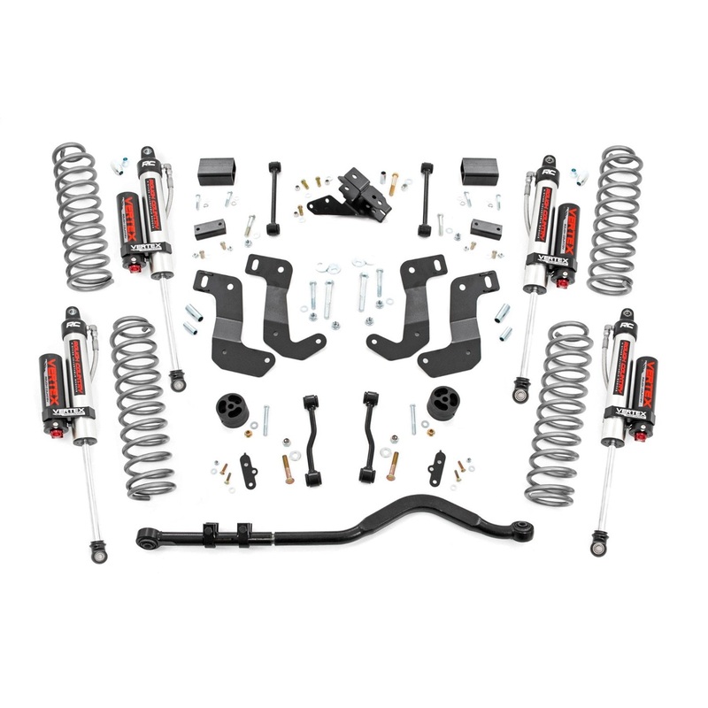Rough Country 79550 – 3.5 Inch Lift Kit – C/A Drop – Stage 1 – Vertex – Jeep Wrangler Unlimited (2024)