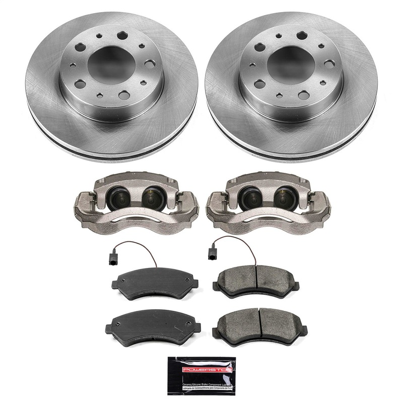 PowerStop KCOE7303 – OE Stock Replacement Low-Dust Ceramic Brake Pad; Rotor and Caliper Kit