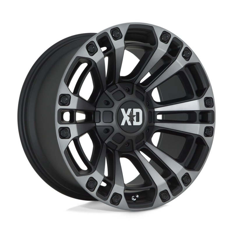 XD Wheels XD85129080400 – Xd851 Monster 3 20X9 Satin Black W/ Gray Tint