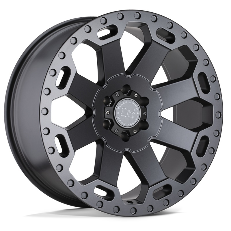 Black Rhino Wheels 1880WAR355110G72 – Warlord 18X8 Matte Gunmetal