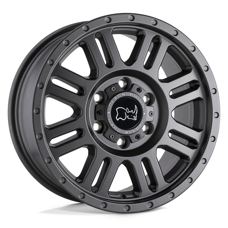 Black Rhino Wheels 1880YWN485160G65 – Yellowstone 18X8 Matte Gunmetal