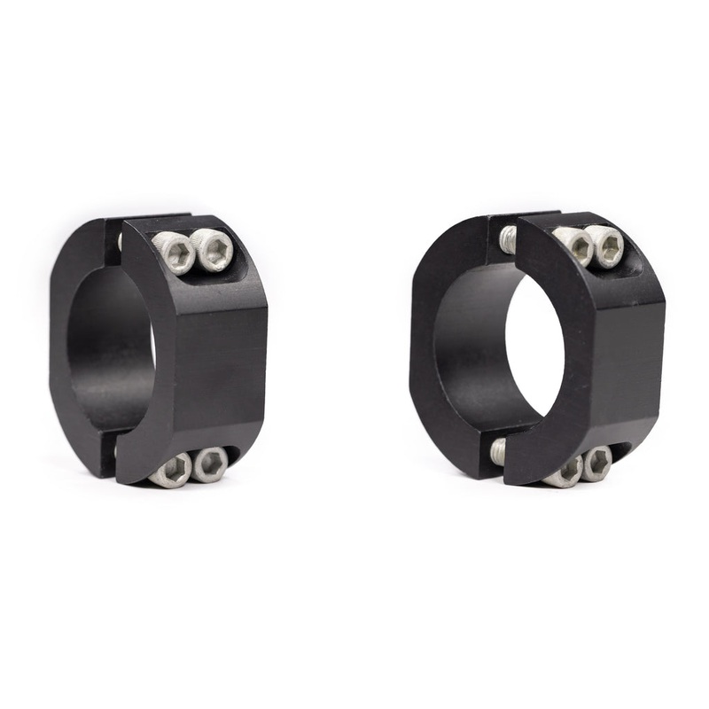 Steer Smarts 43031001 – Jeep Low Profile Track Bar Clamps Yeti XD For 07-24 Wrangler JK/JL/Gladiator