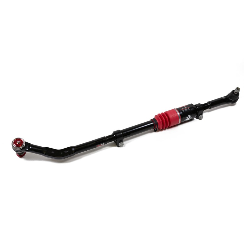 Steer Smarts 78077002 – Jeep Drag Link No Drill Top Mount w/ Griffin XD Red Bellow Yeti XD For 18-24 Wrangler/Gladiator