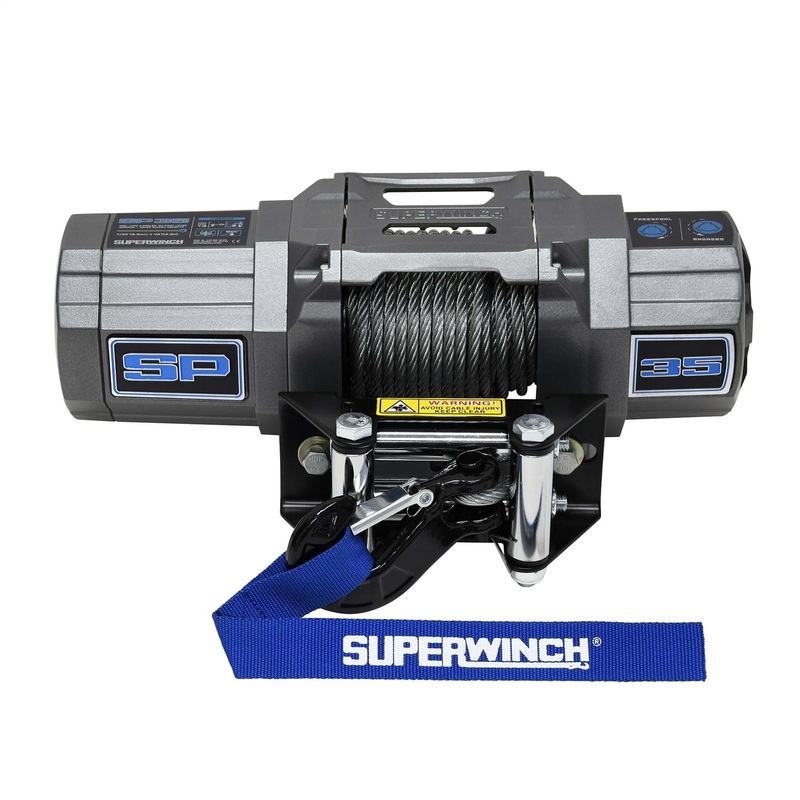Superwinch S104103 – SH1000i Hoist; 1000 lbs; 12 VDC; Standard Drum; No Rope; 1.8 hp; Automatic Spring Brake; 3-Stage Planetary; 138:1 Gear Ratio; No Fairlead;