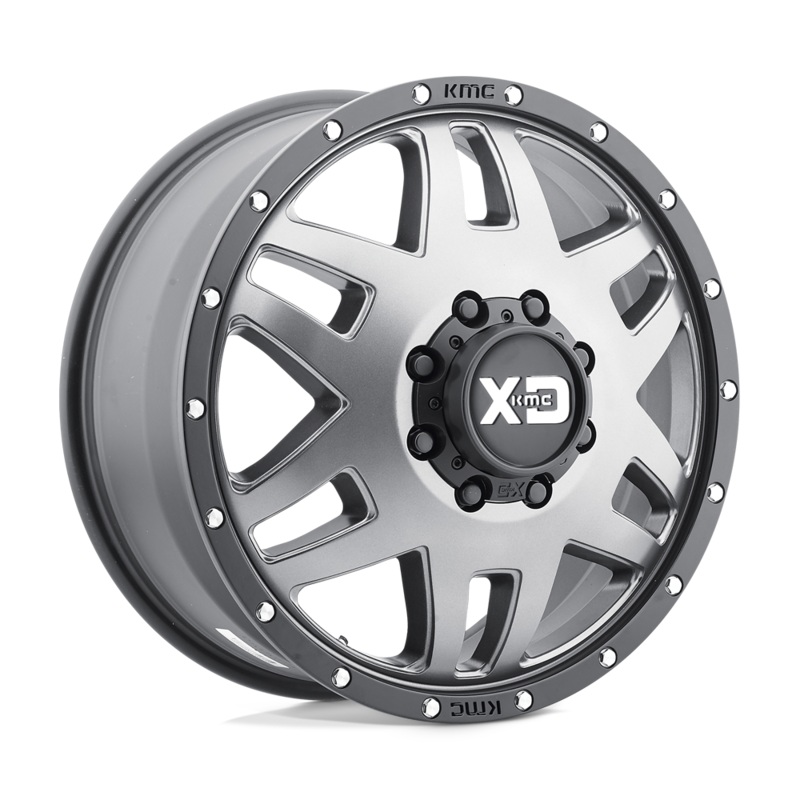 XD Wheels XD130765824140N – Xd130 Machete Dually 17X6.5 Matte Gray W/ Black Ring