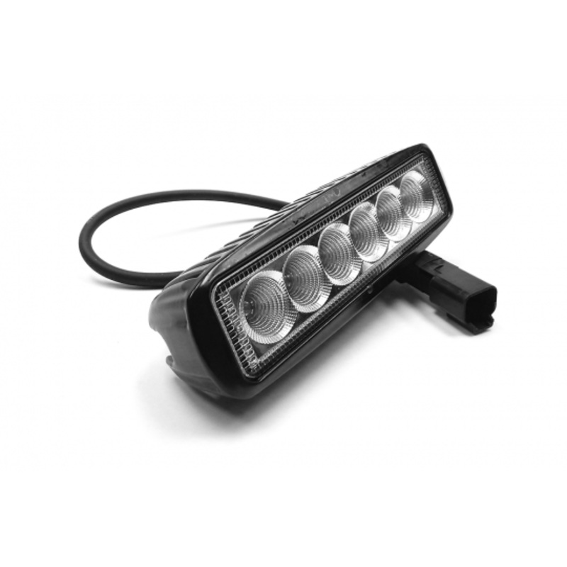 Southern Truck 72006 – 6.0 Inch LED Light Bar 18W Flood DT Harness 79900 2,880 Lumens Each  Lifts