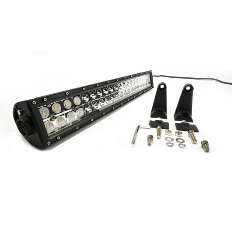 Southern Truck 77020 – 20.0 Inch Amber/White LED Light Bar Double Row Straight Combo Flood/Beam 72W DT Harness 79904 7,200 Lumens  Lifts