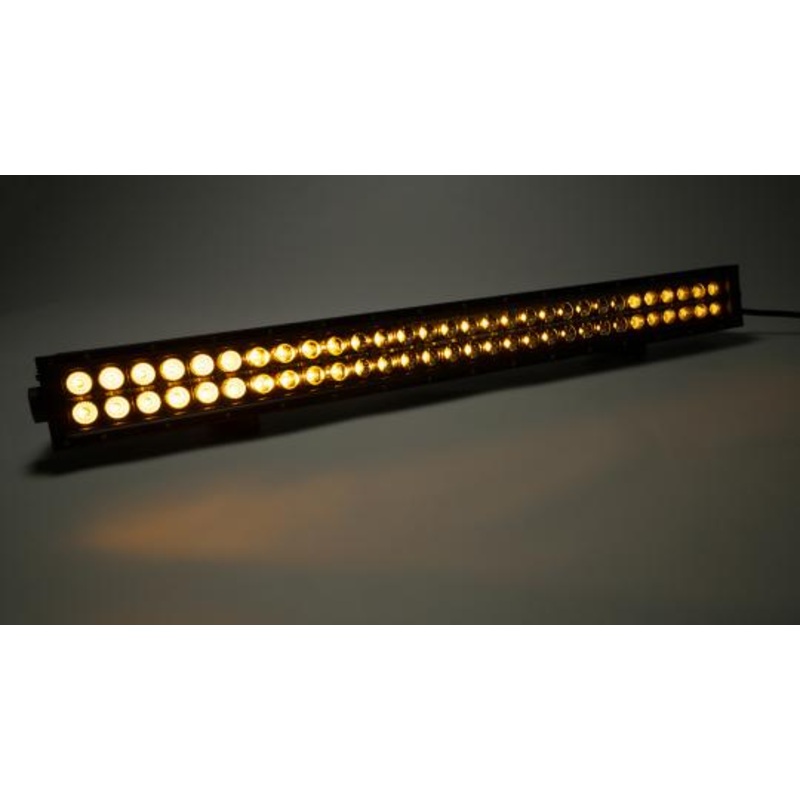 Southern Truck 77030 – 30.0 Inch Amber/White LED Light Bar Double Row Straight Combo Flood/Beam 72W DT Harness 79904 10,800 Lumens  Lifts