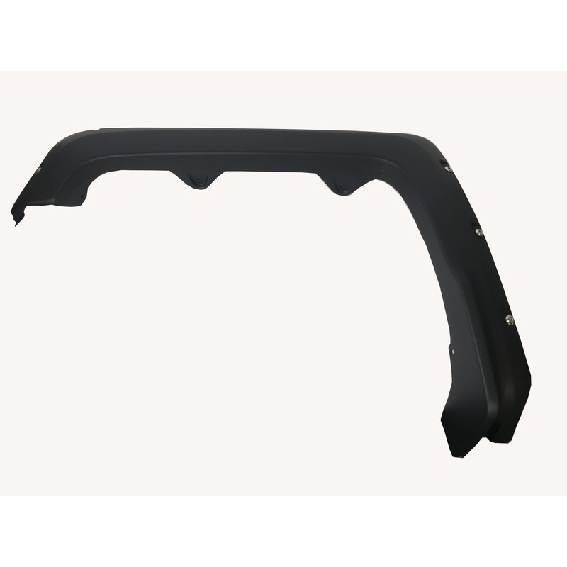 Warn 102023 – 4X Fender Flare; 4 pcs.; Satin Black;