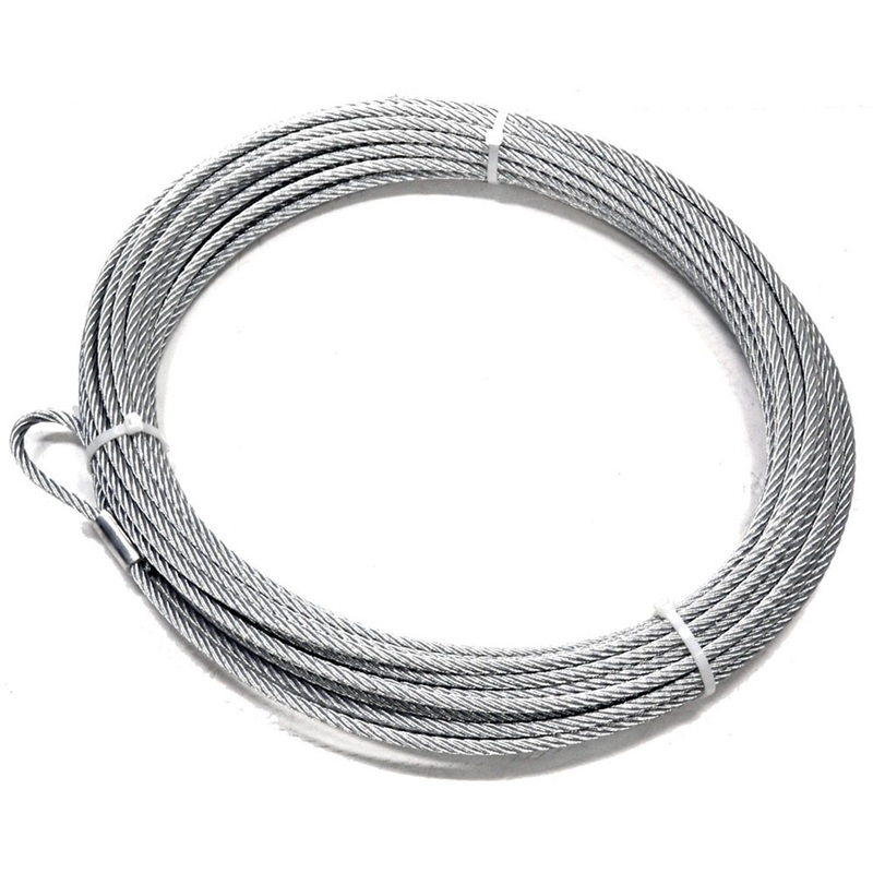 Warn 15712 – WIRE ROPE ASSEMBLY 3/8 Inch Diameter x 125 Foot Length