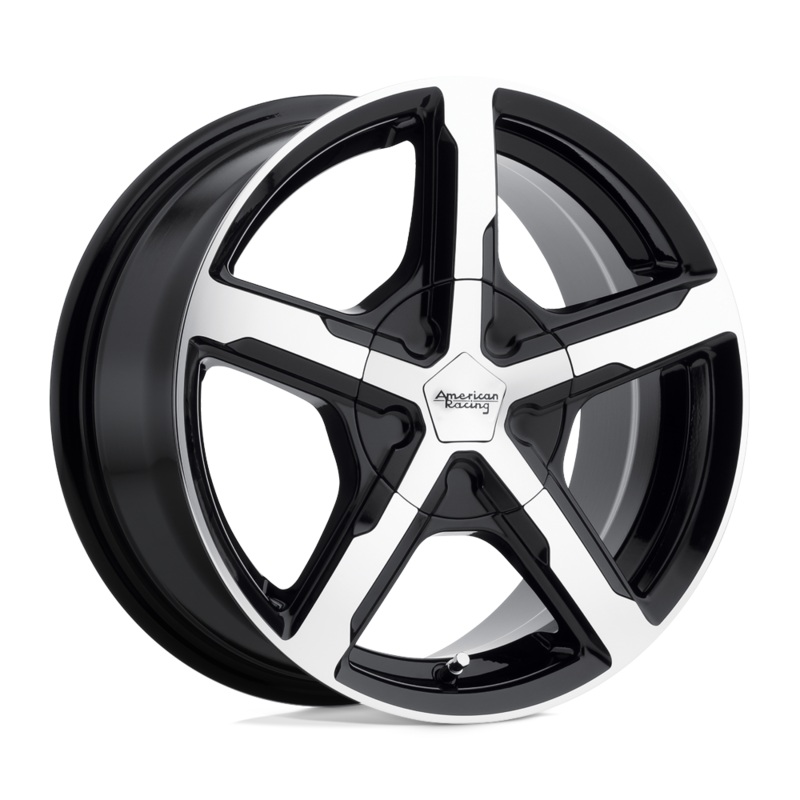 American Racing Wheels AR92188045515 – 18X8 Gloss Black Machined