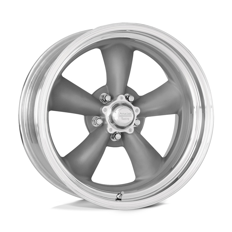 American Racing Wheels VNCL205287337 – Vn205 Classic Torq Thrust Ii 20X8 Torq Thrust Gray W Polished Lp
