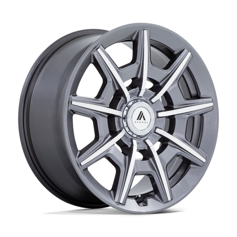 Asanti AB041AD22050018 – Ab041 Esquire 22X10.5 Gloss Anthracite Bright Mach