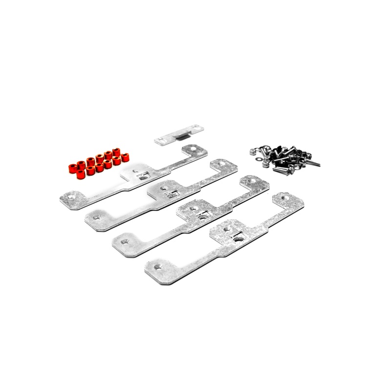 BuiltRight Industries 201103 – Mounting Bracket for Milwaukee Packout System (4pc)  – Large