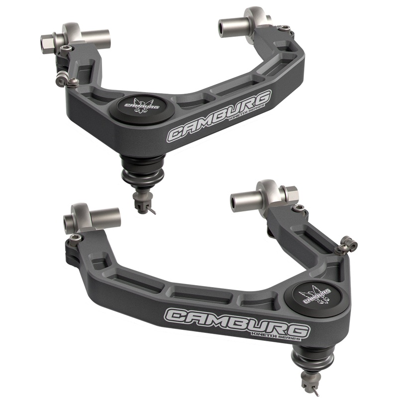 Camburg CAM-110308-GRY – 2024+ Ford Ranger Raptor KINETIK Series Billet X-Joint XL Upper Control Arms – Gray