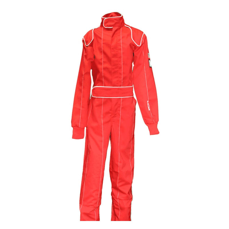 Crow Safety Gear 23062 – Driving Suit Junior Red Proban Small 1-Piece