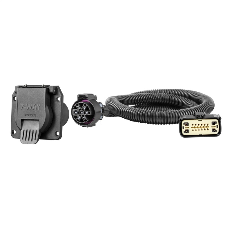 CURT 56537 – Custom Wiring, 7-Way RV Blade, Select Buick Enclave, Chevy Traverse, GMC Acadia
