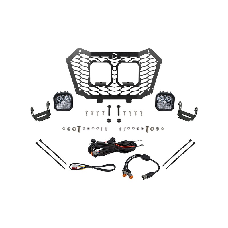 Diode Dynamics DD7903-SS3GRL-3415 – Stage Series LED Grille Kit for 2022-2024 Honda Talon, Cool White (6000K) Pro White Combo