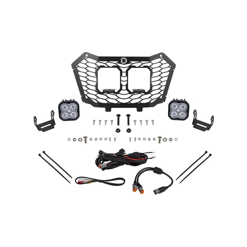 Diode Dynamics DD7905-SS3GRL-3415 – Stage Series LED Grille Kit for 2022-2024 Honda Talon, Cool White (6000K) Pro White SAE Fog