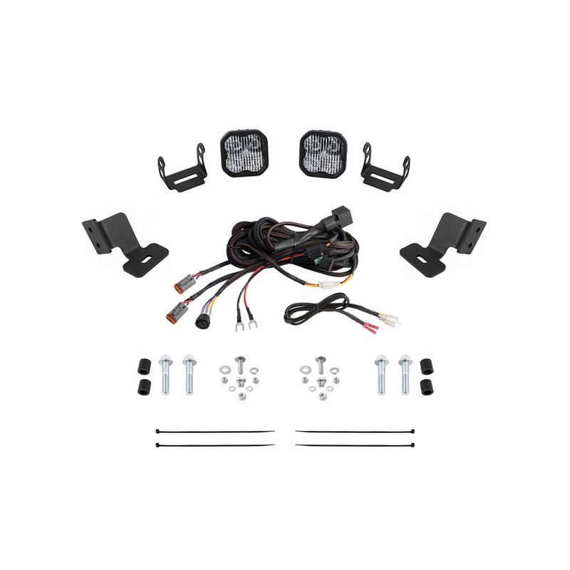 Diode Dynamics DD7908-SSDTCH-3415 – Stage Series A-Pillar Pod Kit for 2019-2024 Honda Talon, Cool White (6000K) SS3 Sport Sport White Combo