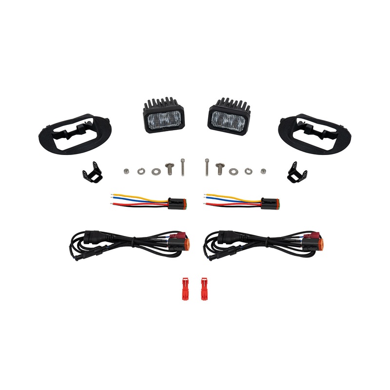 Diode Dynamics DD7997-SSC2FOG-1286 – SSC2 LED Fog Light Kit for 2008-2010 Honda Odyssey, Cool White (6000K) Pro White SAE Fog