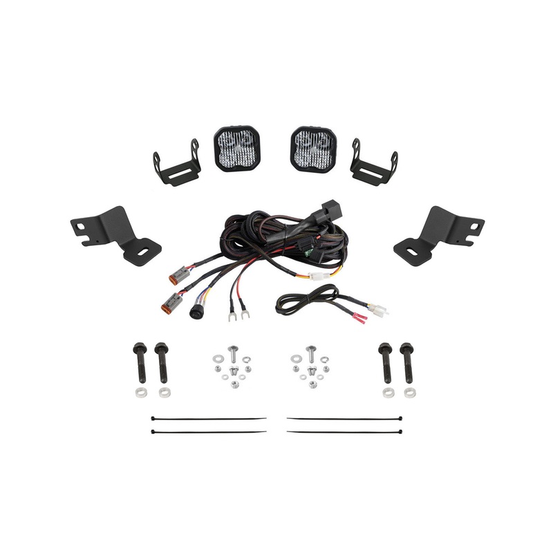 Diode Dynamics DD8080-SSDTCH-4706 – Stage Series A-Pillar Pod Kit for 2019-2023 Polaris RZR XP, Cool White (6000K) SS3 Sport Sport White Combo