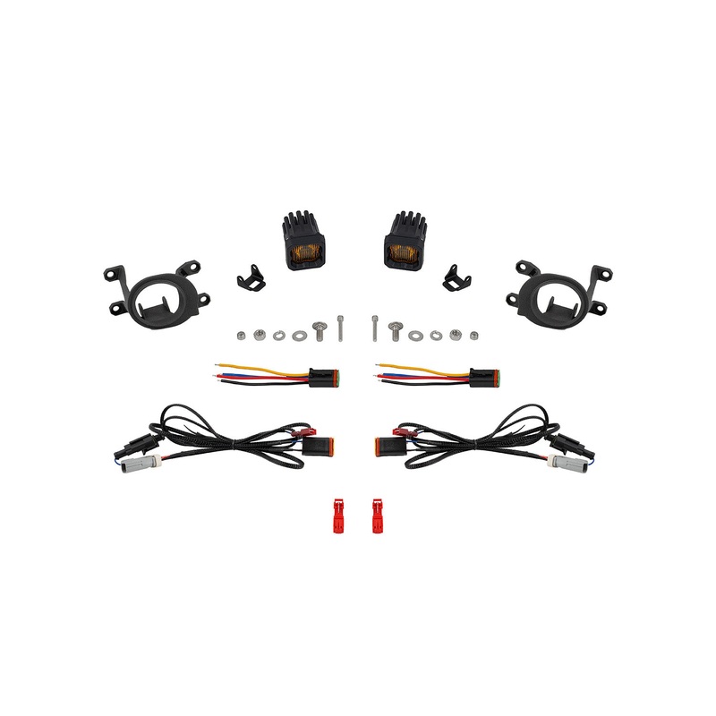 Diode Dynamics DD8290-SSC1FOG-3035 – SSC1 LED Fog Light Kit for 23-24 Toyota GR Corolla, Yellow SAE Fog