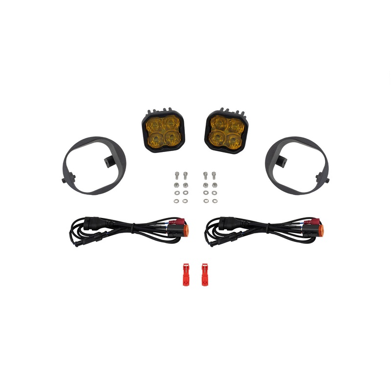 Diode Dynamics DD8370-SS3FOG-1271 – SS3 LED Fog Light Kit for 09-11 Honda Element, Pro Yellow SAE Fog