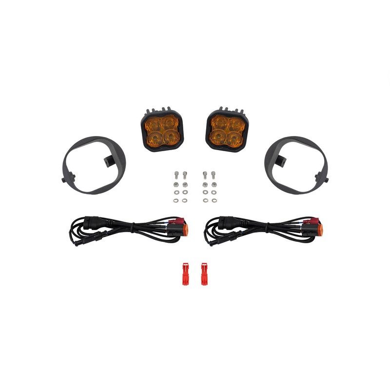 Diode Dynamics DD8372-SS3FOG-1271 – SS3 LED Fog Light Kit for 09-11 Honda Element, Max Yellow SAE Fog