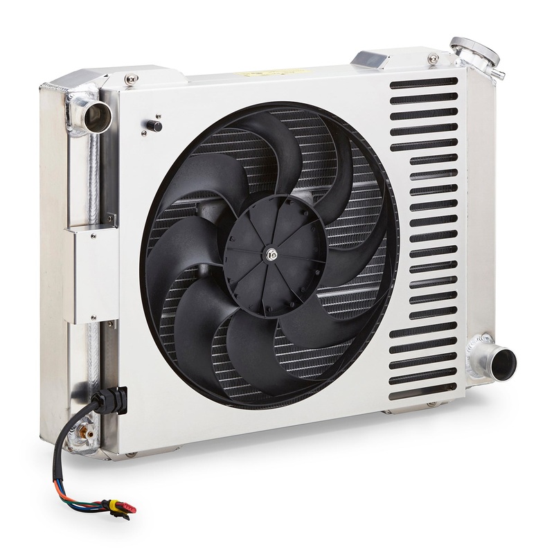 Proform 69580-21 – Slim-Fit Radiator System Universal GM Style 21.0 Inch Core Manual Transmission