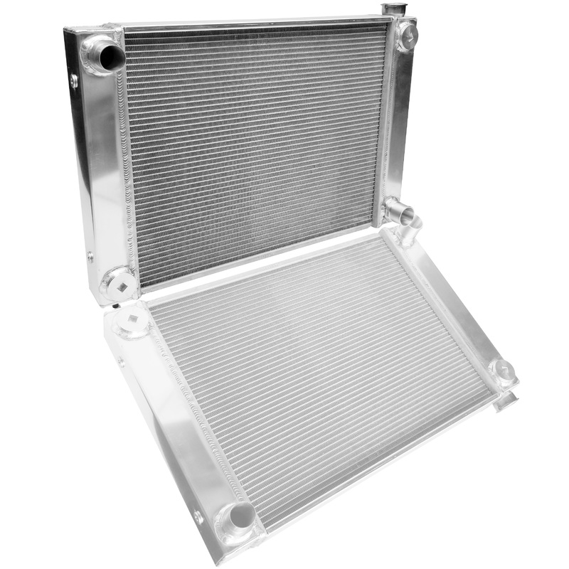 PRW 1300515 – ETS RADIATOR, ALUMINUM RACE, GM & FM/Mopar Modular Design, 19 x 28